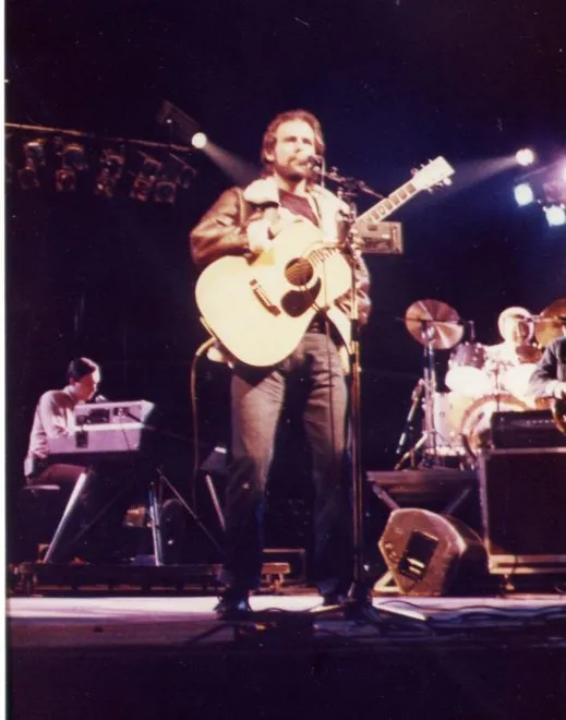 On tour with Maxime Le Forestier and Jean Schultheis, 1981